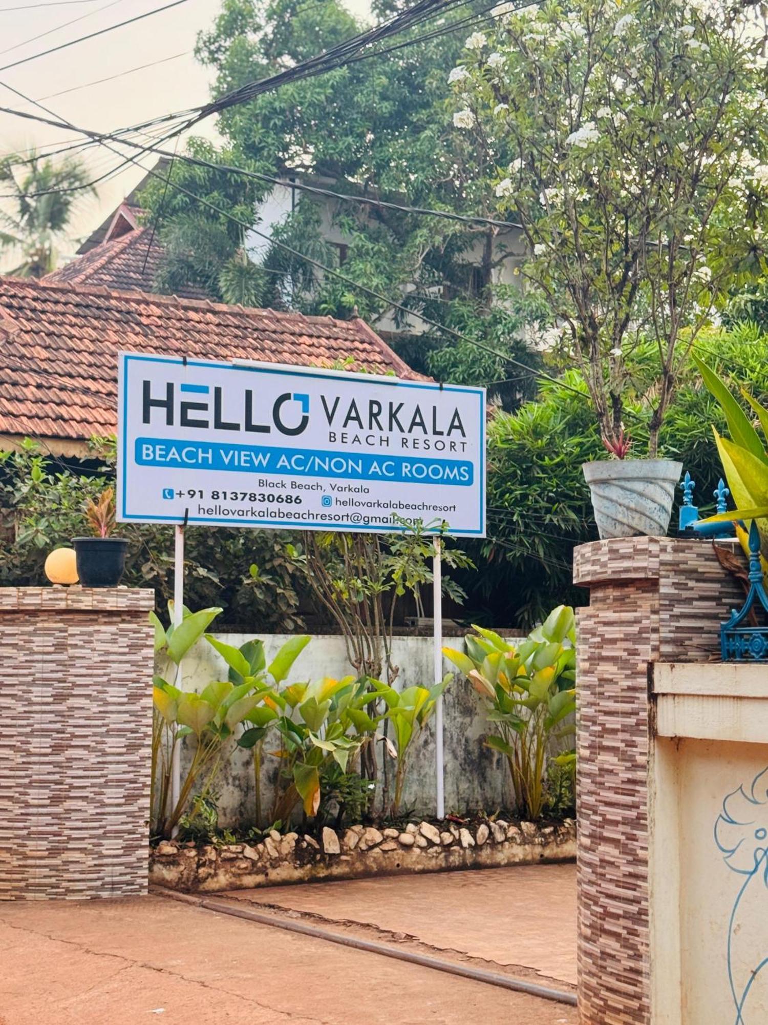Beach View Balcony Resort By Hello Varkala Exterior photo